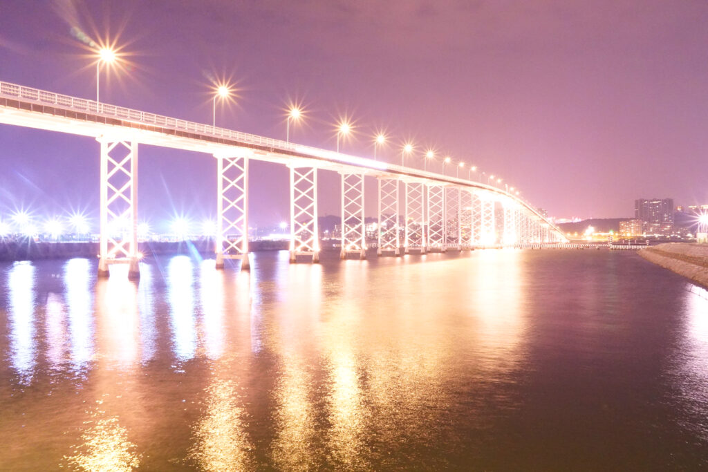 マカオ一人旅　嘉樂庇總督大橋
