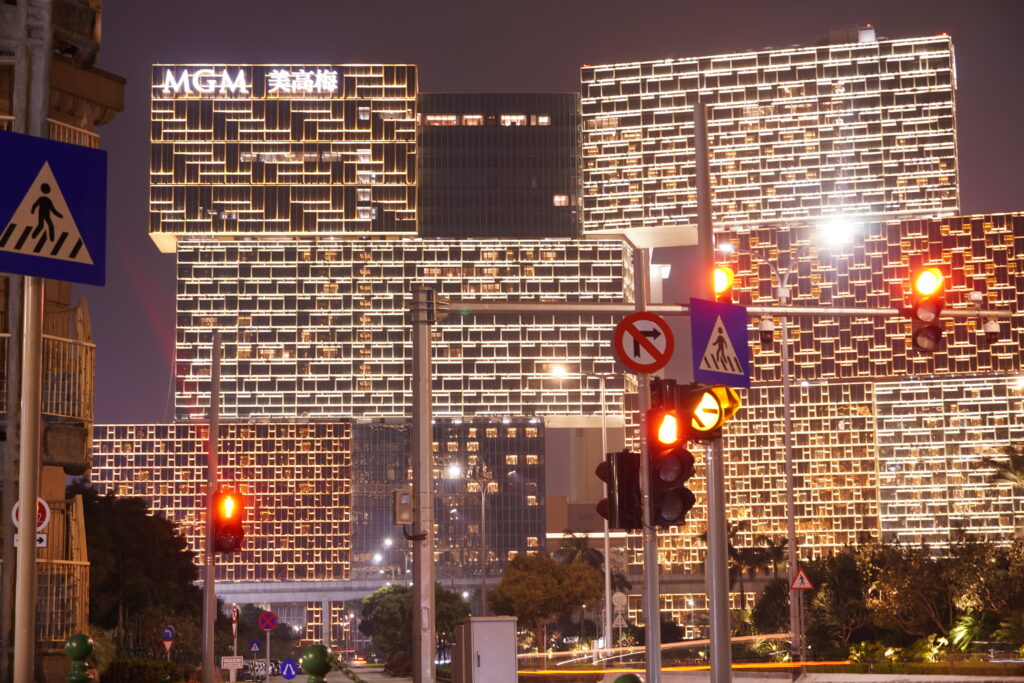 マカオ一人旅　MGM コタイ