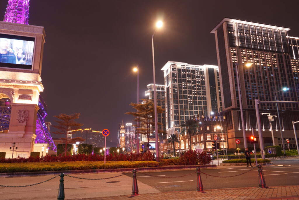 マカオ コタイ地区 街道