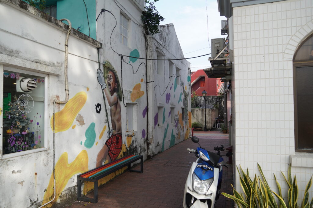 マカオ コロアネ ウォールアート