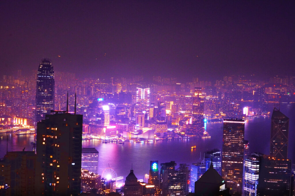 香港 夜景 ヴィクトリアピーク