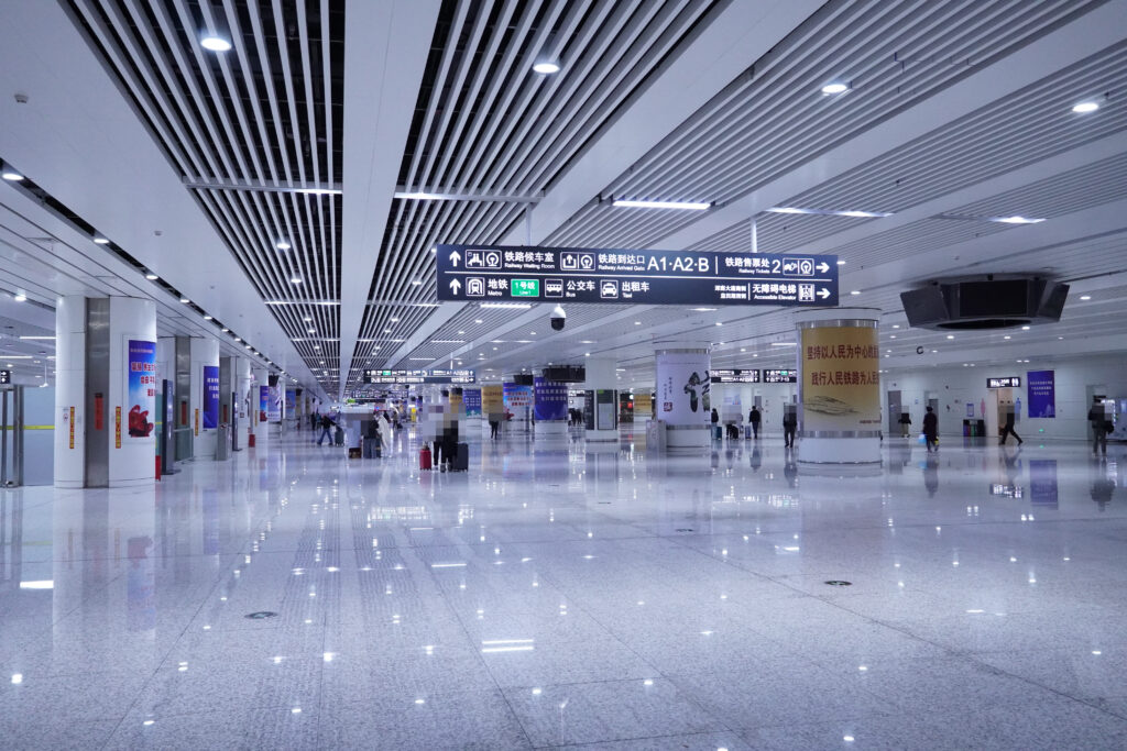 中国 深圳 福田区 地下通路