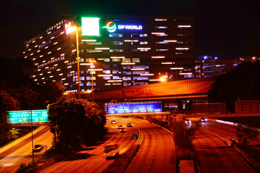 香港 葵涌(キチョウ) 夜景