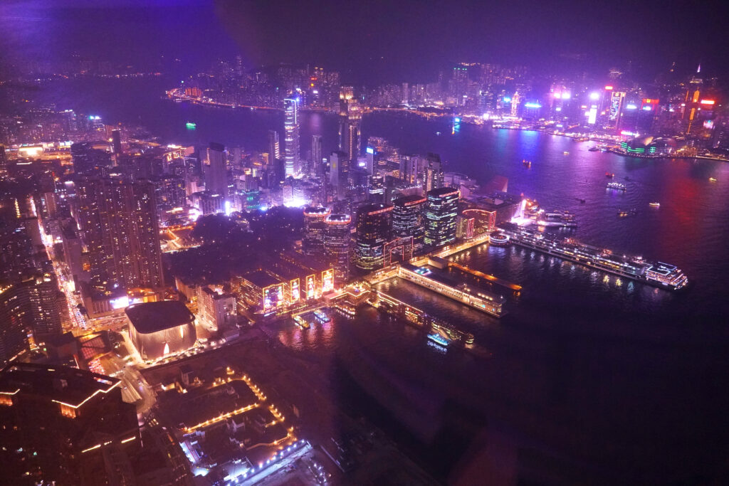 香港 スカイ100 夜景