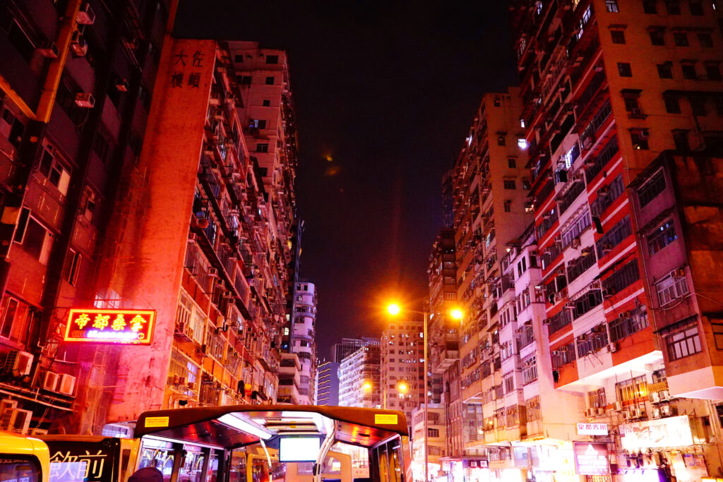 香港 佐敦 (ジョーダン) 夜景